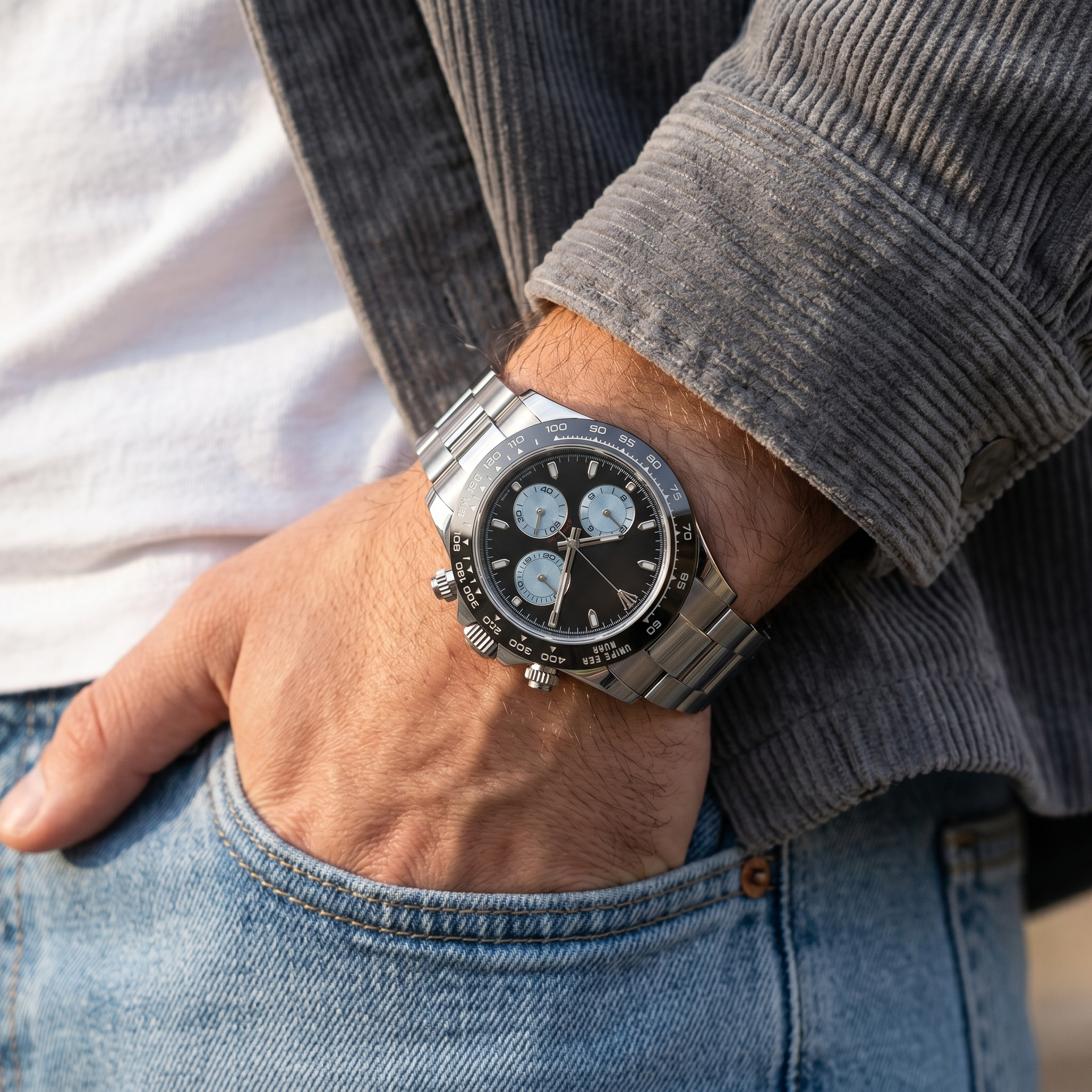 Saint Valmont Chronis - BLACK PANDA — Lifestyle wrist