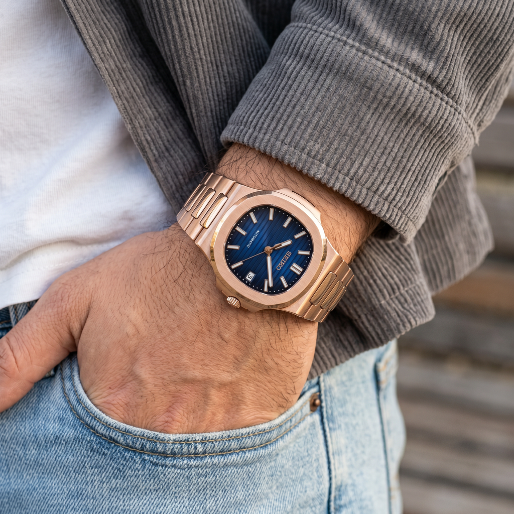 Saint Valmont Maris - ROSE GOLD & BLUE - Lifestyle