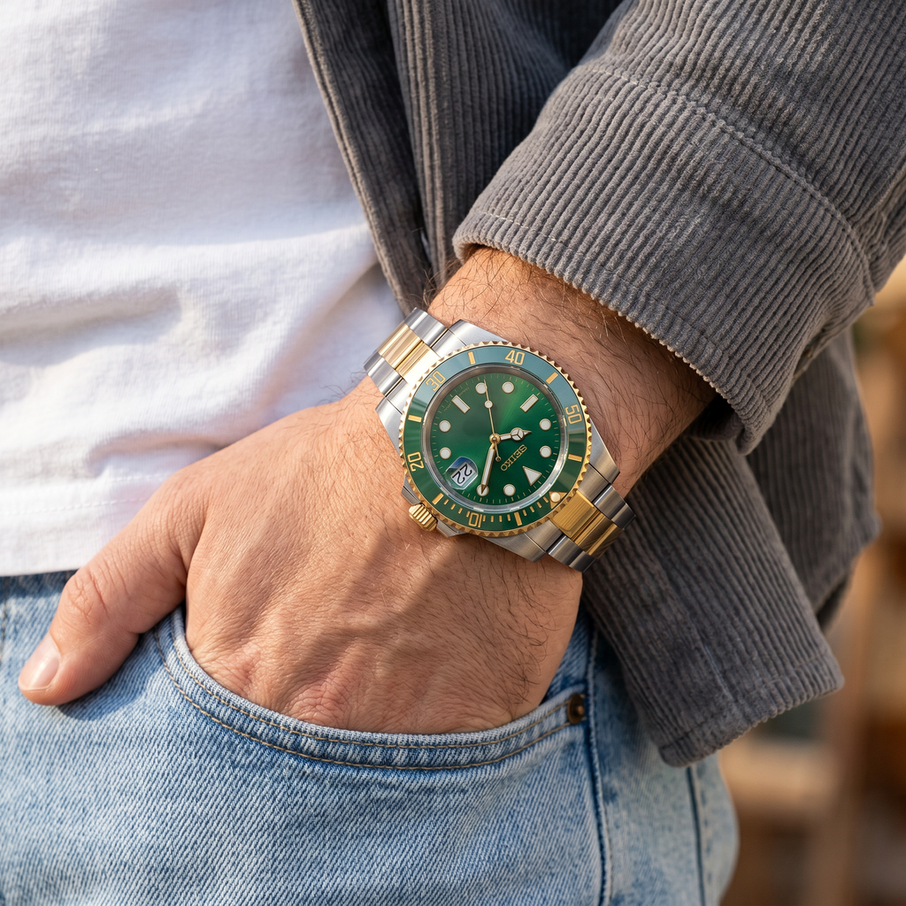 Saint Valmont Abyss - TOW -TONE GREEN - Lifestyle