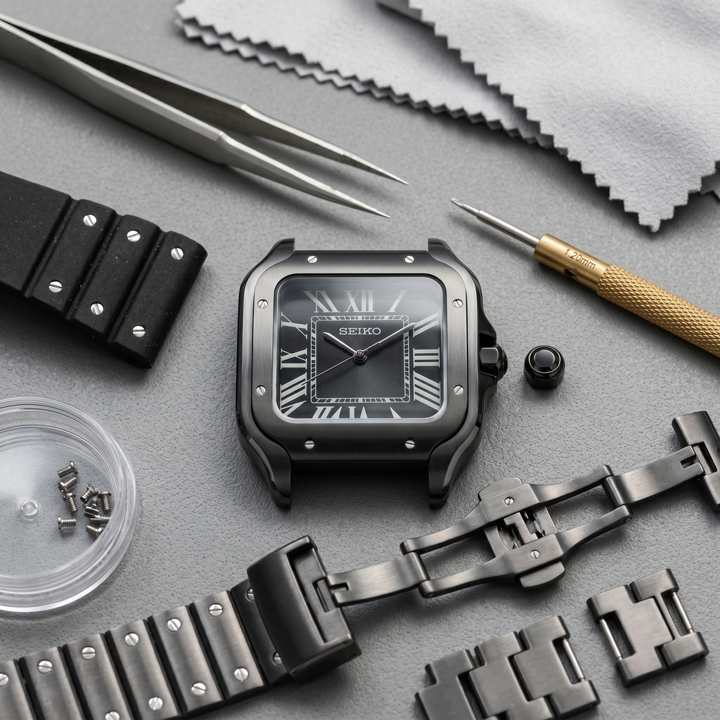 Saint Valmont Carré - BLACKED OUT - Craftmanship