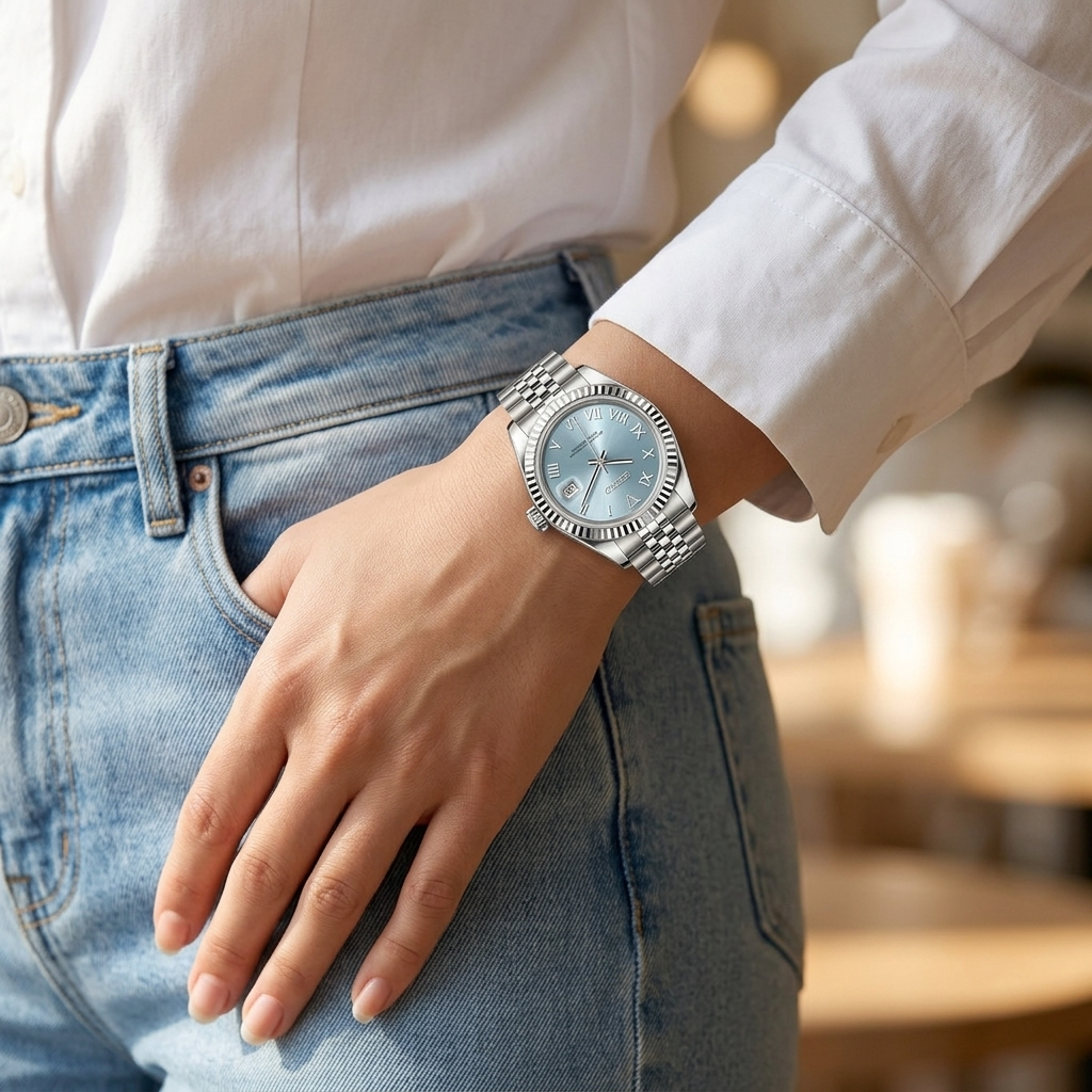 Saint Valmont Élise - BABY BLUE - Lifestyle