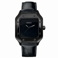 Saint Valmont Carré - BLACKED OUT (LEATHER STRAP) - Studio