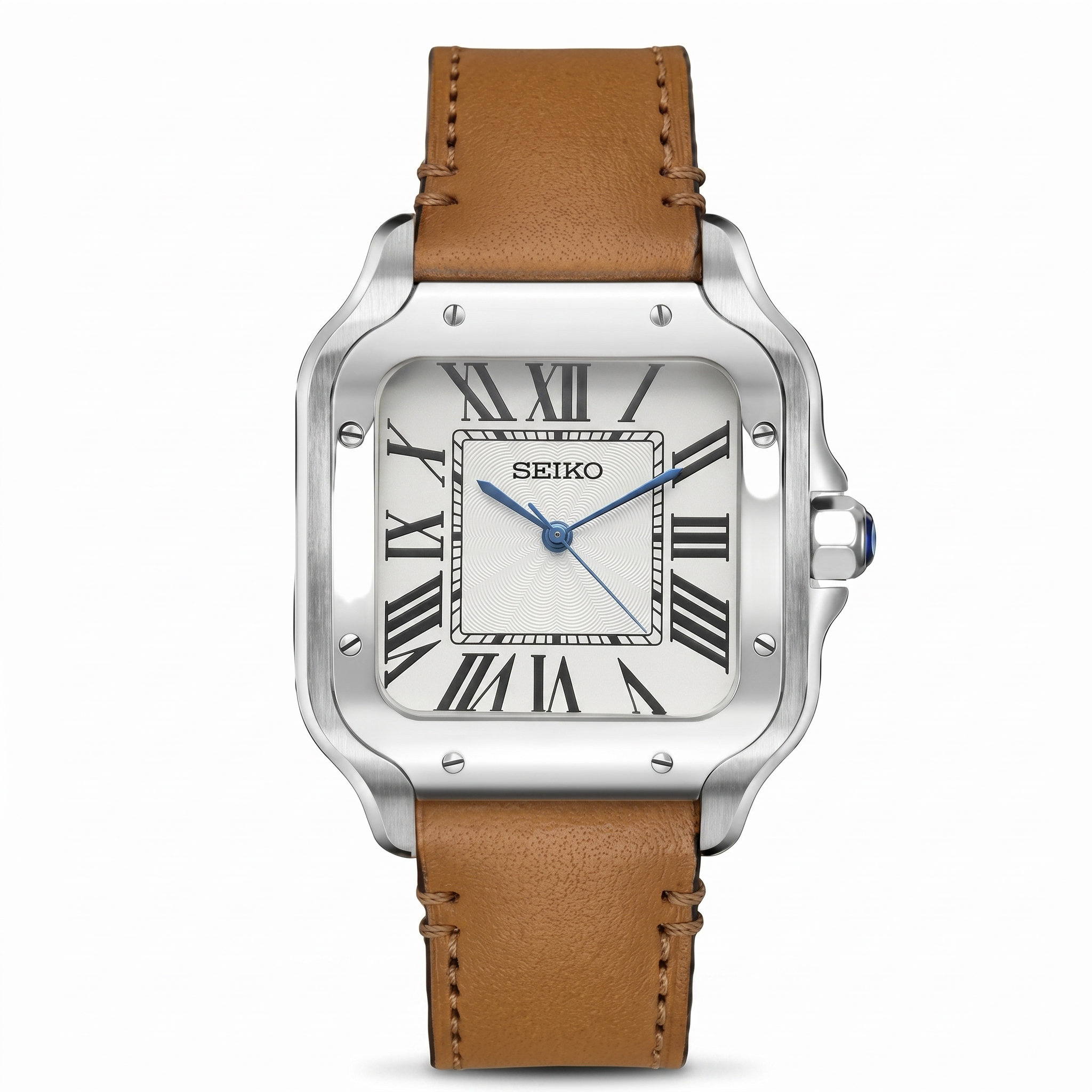 Saint Valmont Carré - BROWN (LEATHER STRAP) - Studio