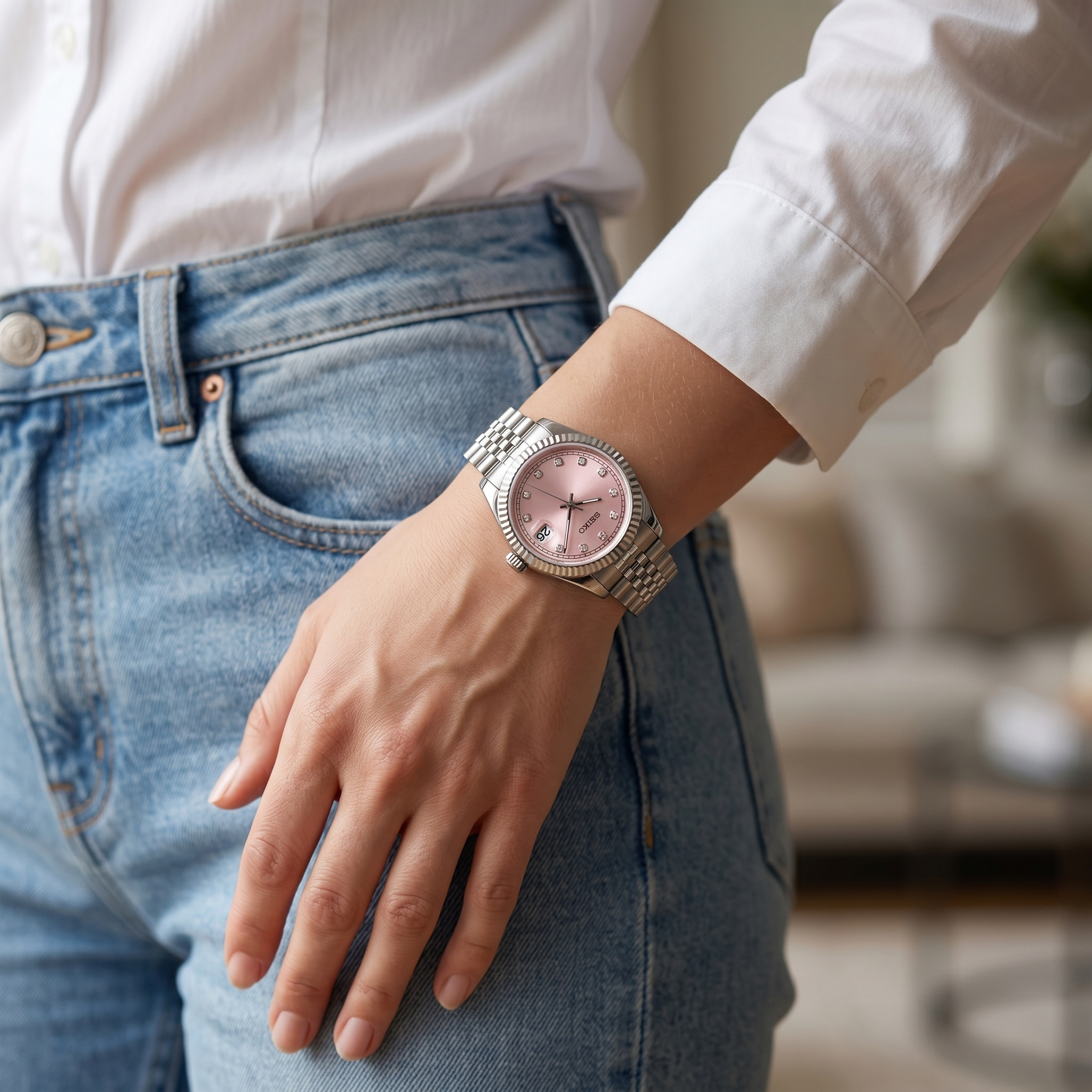 Saint Valmont Élise - ROYAL PINK JEWEL — Lifestyle wrist