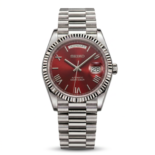 Seiko Day Date Cherry Red