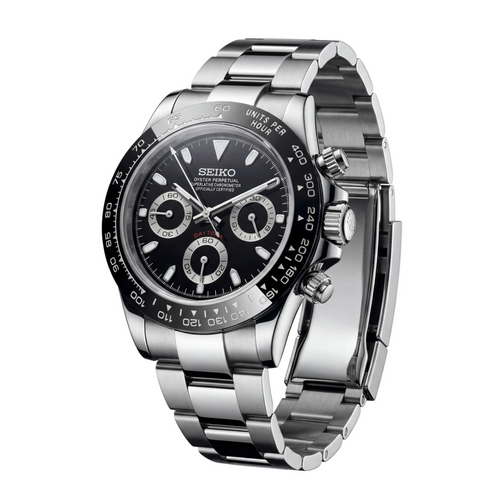 Seiko Daytona Panda Side Chronograph Automatic Watch