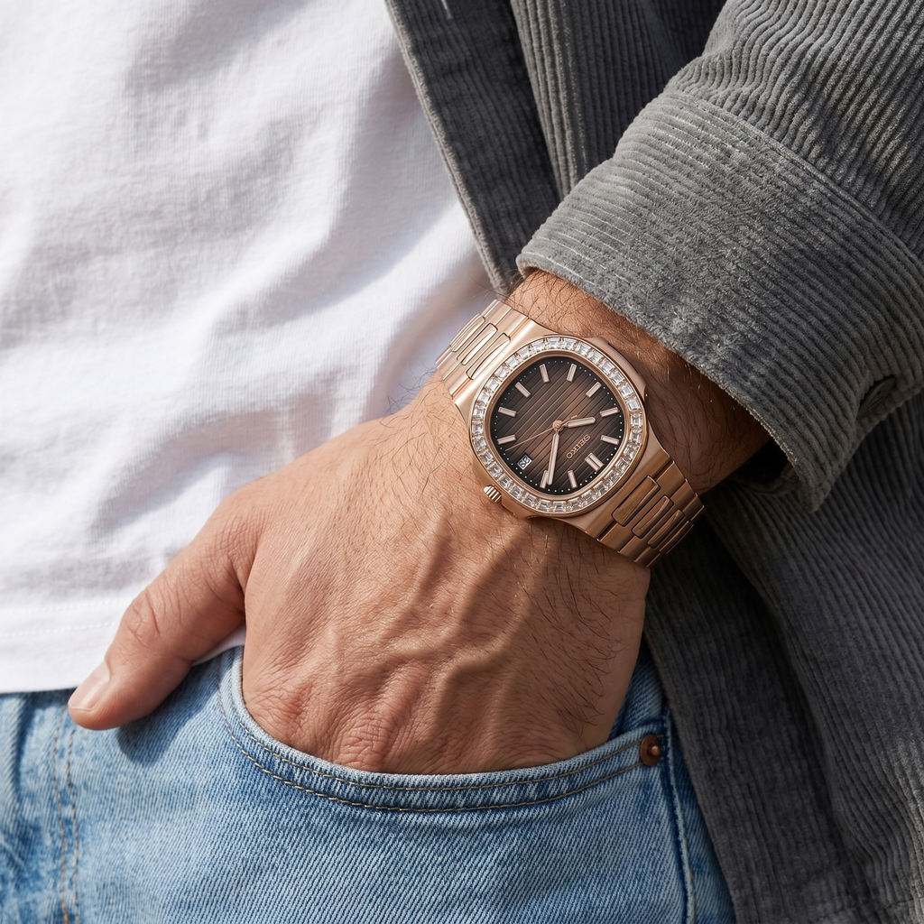 Saint Valmont Maris - ROSE GOLD & BROWN (DIAMOND) - Lifestyle