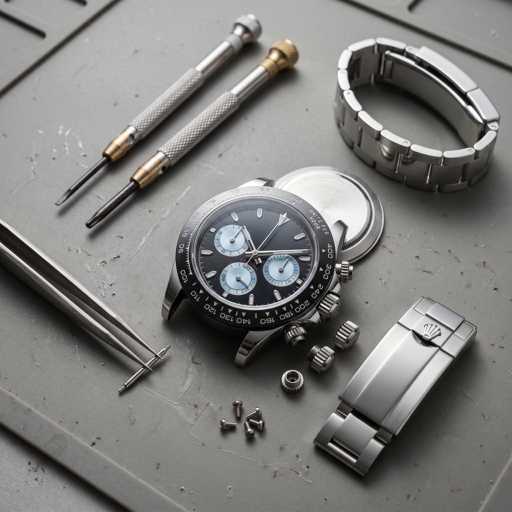 Saint Valmont Chronis - BLACK PANDA — Craftmanship detail