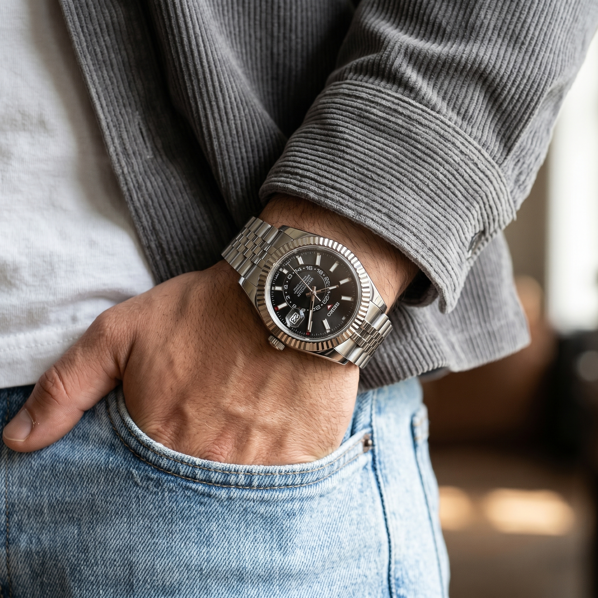 Saint Valmont Aéris - BLACK — Lifestyle wrist